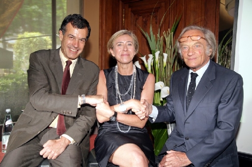 H.G. d'Estaing, Laurence Clément-Berman et Philippe Tesson (cliquer pour agrandir)