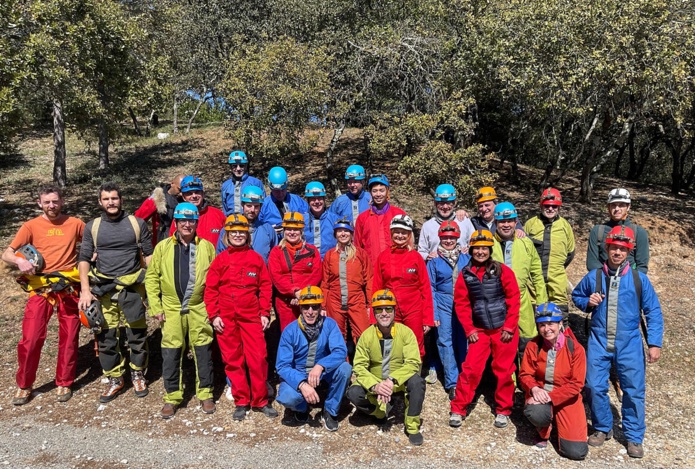 Le Voyage des patrons dans les méandres de la grotte Saint-Marcel qui cache bien des trésors... /Crédit TM