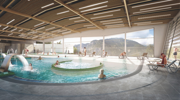 Complexe thermal Berthemont les Bains dans la vallée de la Vésubie - DR Complexe thermal Berthemont les Bains dans la vallée de la Vésubie - DR