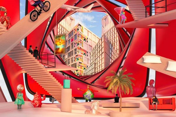 CitizenM est l'un des premiers groupes à obtenir un terrain dans un jeu vidéo - @The Sandbox CitizenM est l'un des premiers groupes à obtenir un terrain dans un jeu vidéo - @The Sandbox