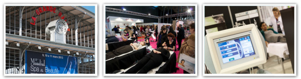 Le Mondial Spa & Beauté 2014, Paris, Grande Halle de la Villette le 15, 16 et 17 mars 2014