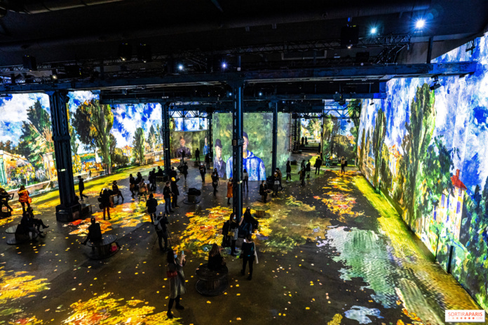L'exposition immersive actuelle à l'Atelier des Lumières sur Paul Cézanne - DR : Culturespaces