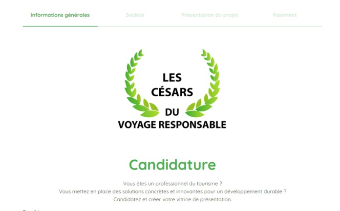 "Césars du voyage responsable" : les candidatures ouvrent aujourd'hui ! "Césars du voyage responsable" : les candidatures ouvrent aujourd'hui !