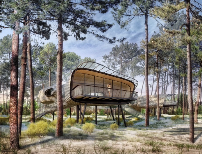 Le futur Center-Parcs Landes de Gascogne ouvrira en mai 2022 - DR Le futur Center-Parcs Landes de Gascogne ouvrira en mai 2022 - DR