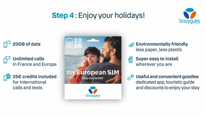 Bouygues Telecom et Atout France lancent My European eSim, une offre mobile 100% digitale pour accompagner les touristes tout au long de leur voyage - DR