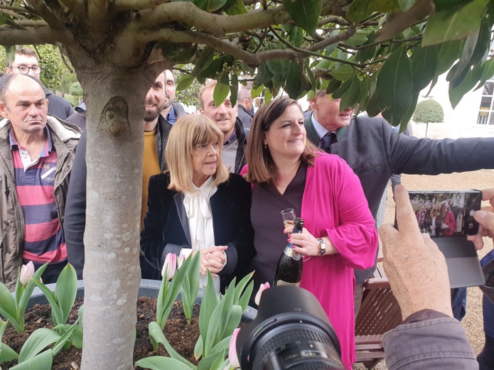 La tulipe "Château de Cheverny" baptisée par Chantal Goya - DR La tulipe "Château de Cheverny" baptisée par Chantal Goya - DR