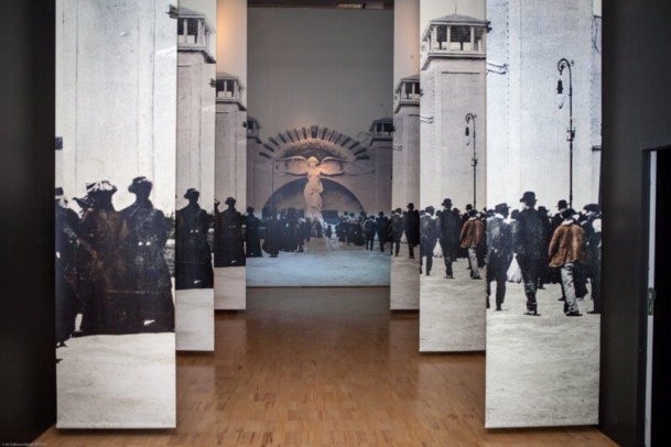 Entrée de l'exposition : nous sommes en 1910, époque de l'Europe triomphante... - DR : JP Combe Entrée de l'exposition : nous sommes en 1910, époque de l'Europe triomphante... - DR : JP Combe