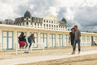 Promenade sur les planches de Trouville © Vincent Rustuel Promenade sur les planches de Trouville © Vincent Rustuel