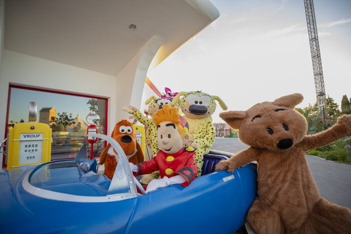 En 2022, les Editions Dupuis fêtent leurs 100 ans avec tous leurs héros : Spirou, Lucky Luke, Gaston Lagaffe, Boule et Bill, etc. Et le Marsupilami fête, lui, ses 70 ans ! - DR : Parc Spirou En 2022, les Editions Dupuis fêtent leurs 100 ans avec tous leurs héros : Spirou, Lucky Luke, Gaston Lagaffe, Boule et Bill, etc. Et le Marsupilami fête, lui, ses 70 ans ! - DR : Parc Spirou