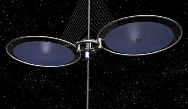 L'ascenseur spatial pourrait voir le jour en 2050 - DR : CNES
