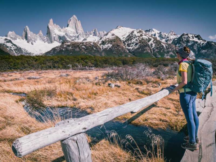 Randonnée au Fitz Roy El Chalten Patagonie Argentine Randonnée au Fitz Roy El Chalten Patagonie Argentine