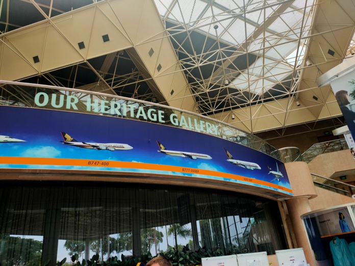 La "galerie de l'héritage" de Singapore Airlines © PG TM