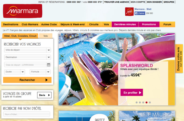 Marmara et Passion des Îles mettent leur production à disposition des agences de voyages Selectour Afat - Capture d'écran Marmara et Passion des Îles mettent leur production à disposition des agences de voyages Selectour Afat - Capture d'écran