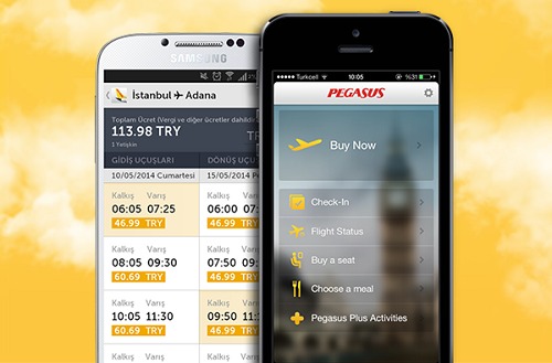 La nouvelle application mobile de Pegasus Airlines est disponible gratuitement sur l'App Store et sur Google Play - DR