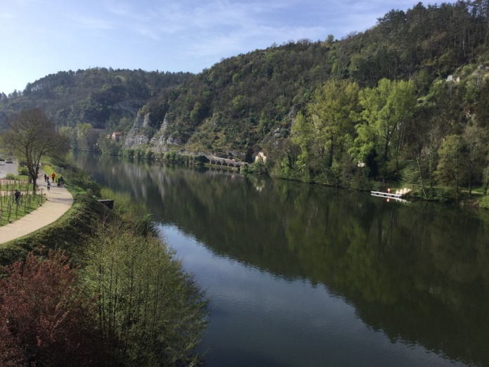 Le Lot vu du pont Valentré - DR : J.-P. C.