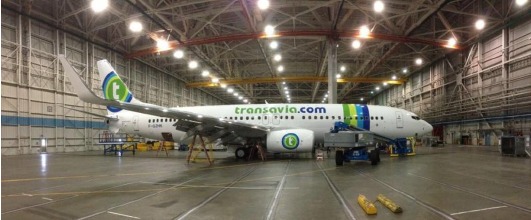 transavia.com a reçu un nouveau Boeing B737-800