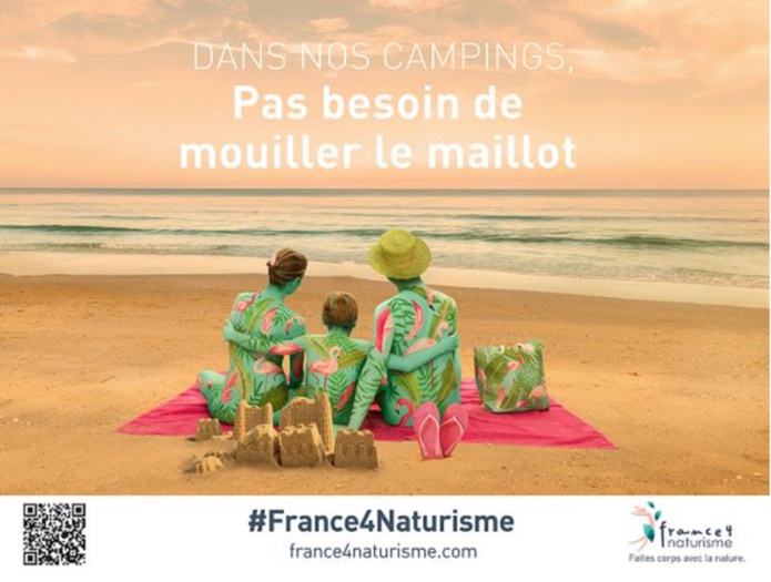 Tout nu et tout bronzé... France 4 Naturisme s’affiche contre les fausses idées