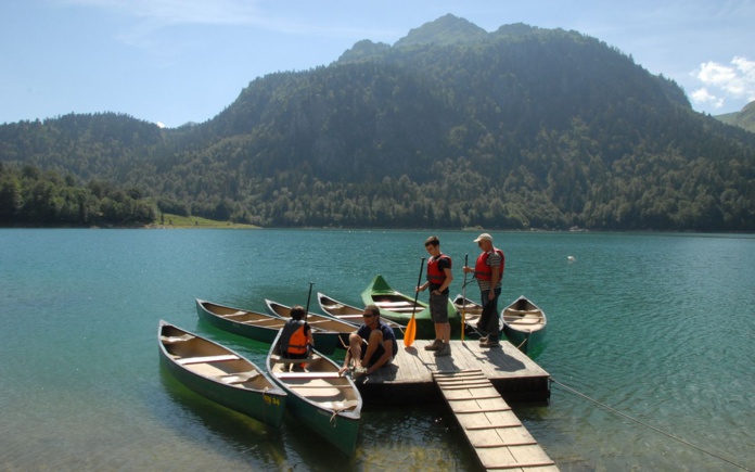 Le site du lac de Bious (©Nouvelle-Aquitaine)