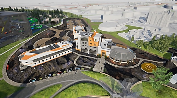 Le Futuroscope vient d'ouvrir son nouvel hôtel à thème « Station Cosmos » - DR Le Futuroscope vient d'ouvrir son nouvel hôtel à thème « Station Cosmos » - DR