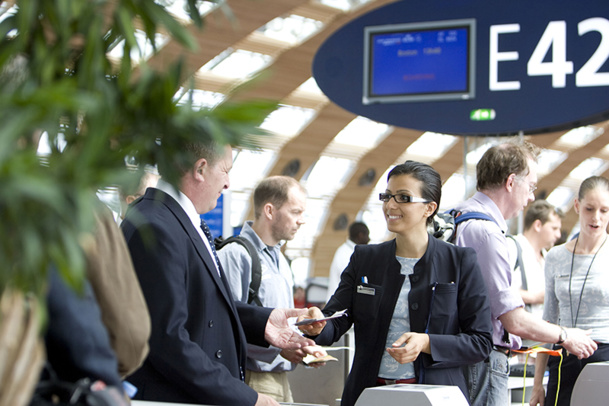 L'agent de sécurité est chargé d’assurer la sûreté des passagers sur l'aéroport, du contrôle des passagers à la vérification des bagages - DR : Virginie Valdois pour Air France