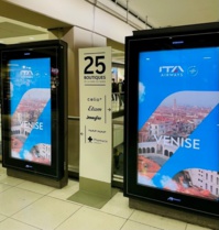 ITA Airways s'affiche dans les gares parisiennes ITA Airways s'affiche dans les gares parisiennes