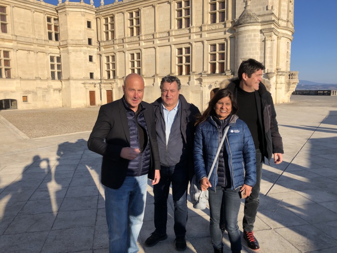 Christian Douchement (AuRA), Jean-Louis Roux (TourMag), Barbara Brehet et Laurent Cormier (AuRA), les chevilles ouvrières de l'organisation Christian Douchement (AuRA), Jean-Louis Roux (TourMag), Barbara Brehet et Laurent Cormier (AuRA), les chevilles ouvrières de l'organisation