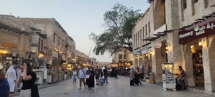 9 établissements de la chaine Tivoli sont situés au cœur du Souq Waqif, et sont en parfaite adéquation avec le marché français - DR : A.B.