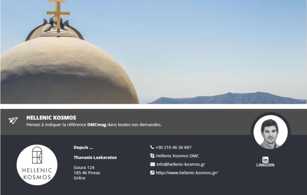 Hellenic Kosmos, réceptif Grèce - DR Hellenic Kosmos, réceptif Grèce - DR