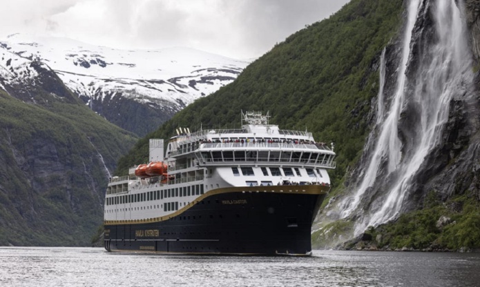 Le Havila Castor a réalisé la première croisière zéro émission dans le Geirangerfjord - @Havila Voyages