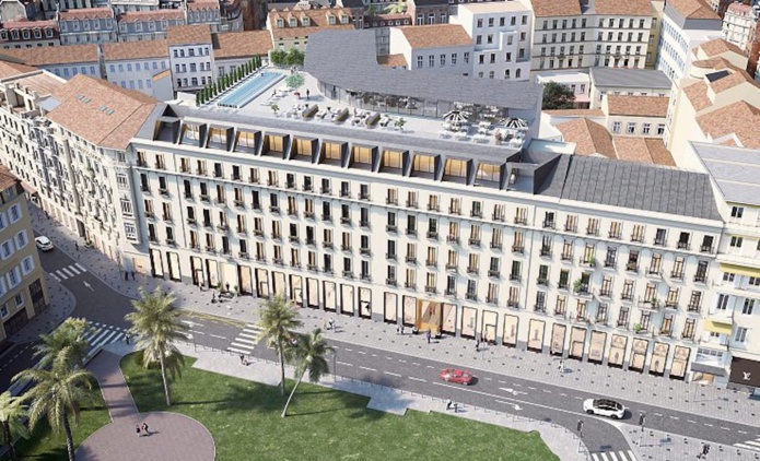 La future Maison Albar Victoria à Nice, en travaux (©Maison Albar)