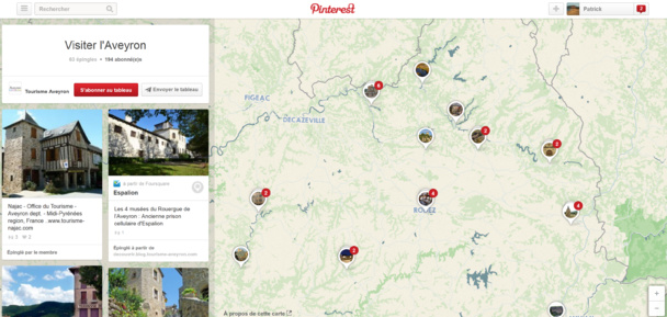 Exemple du tableau de Tourisme Aveyron « Visiter l’Aveyron » Exemple du tableau de Tourisme Aveyron « Visiter l’Aveyron »