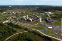 Base de lancement vue du ciel © photo OptiqueVideo du CSG Base de lancement vue du ciel © photo OptiqueVideo du CSG