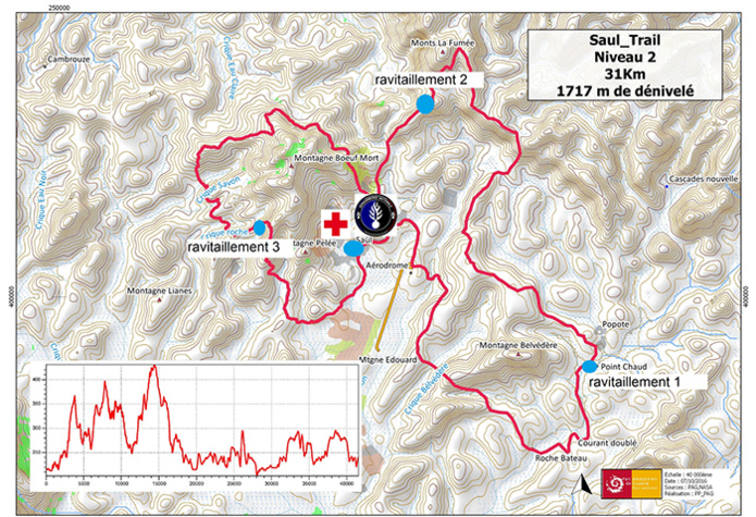 Carte Trail de Saül