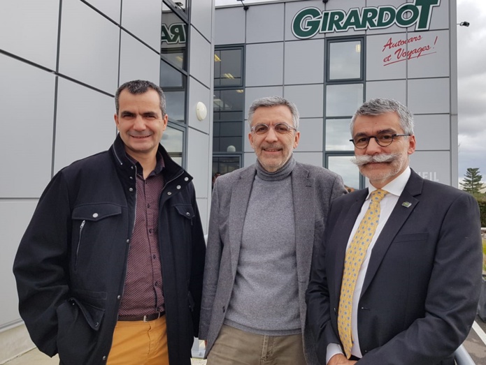 Christophe, Philippe et Pascal Girardot dirigent le Groupe familial basé en Bourgogne - DR : A.B.
