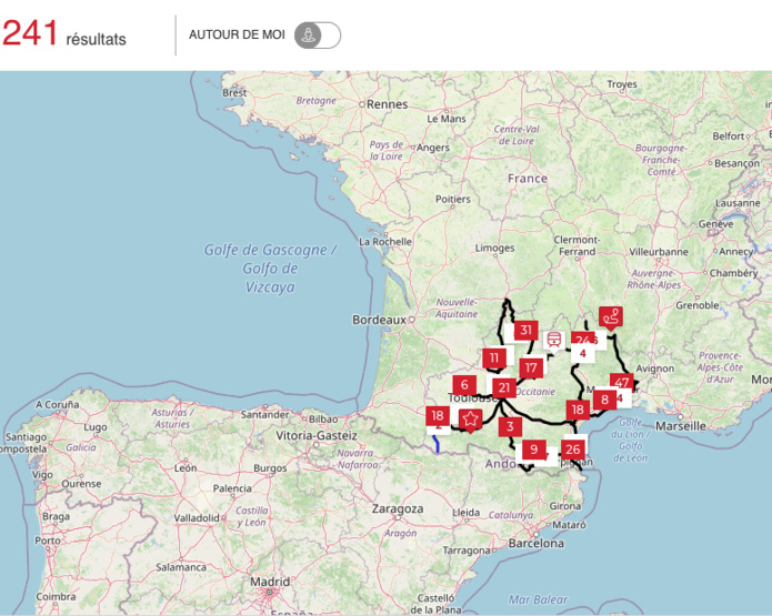 Une dizaine de propositions au départ de chaque gare-étape (©DR) Une dizaine de propositions au départ de chaque gare-étape (©DR)