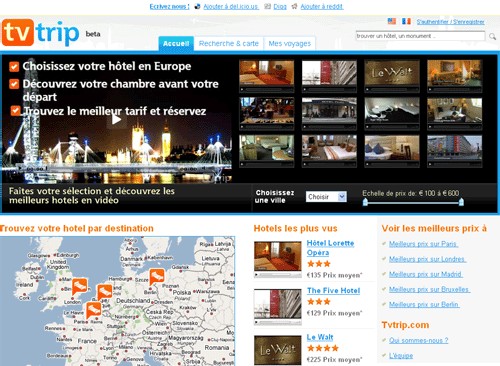 Tvtrip.com : visiter son hôtel en vidéo avant de réserver