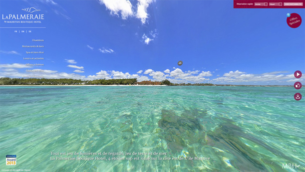 Ile Maurice : le site Internet de La Palmeraie se refait une beauté