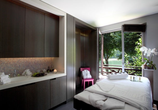 Cabine vue sur l'étang Cabine vue sur l'étang