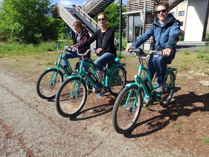 Une délégation de l'ambassade des Pays-Bas est venue découvrir l'offre de VélOfil du Vexin (©VelOfil)