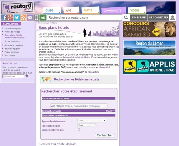 Les professionnels peuvent gérer leur propre fiche de présentation.