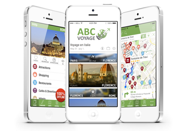 L’application mobile mTrip s'adapte aussi à la production des tour-opérateurs.