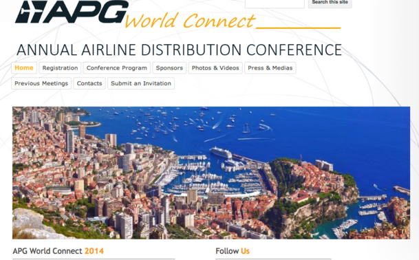 Le forum World Connect d'APG aura lieu à Monaco. DR