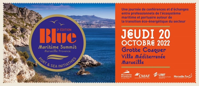 Le  Blue Maritime Summit Marseille Provence - Port & Sea Initiatives se tiendra le 20 octobre à Marseille - DR