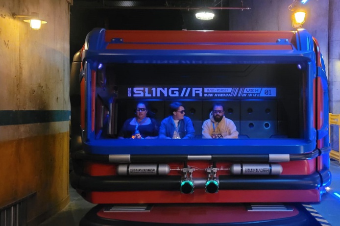 La technologie de reconnaissance gestuelle permet de capter les mouvements des bras - DR : A.B. La technologie de reconnaissance gestuelle permet de capter les mouvements des bras - DR : A.B.