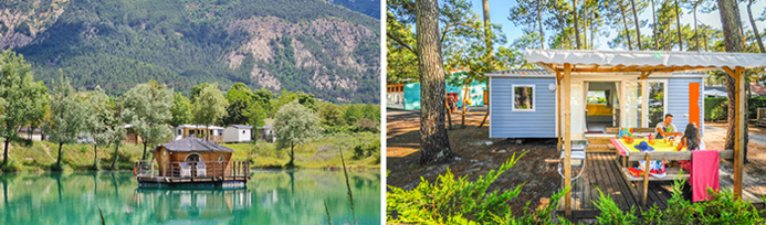 © Camping Le Lac Bleu / © Domaine La Marina © Camping Le Lac Bleu / © Domaine La Marina