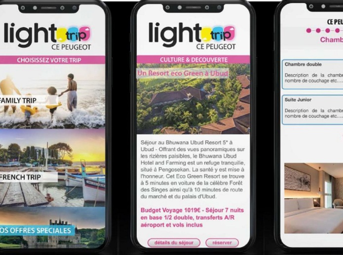 Light Trip vise entre 3 et 5 millions d'euros de chiffre d'affaires en 2023 - DR Light Trip vise entre 3 et 5 millions d'euros de chiffre d'affaires en 2023 - DR