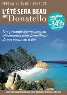 Donatello met en avant sa production estivale sur un flyer Donatello met en avant sa production estivale sur un flyer