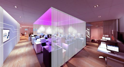 Le lounge comprendra plusieurs espaces de travail et de détente et pourra accueillir jusqu'à 122 personnes - DR : Finnair