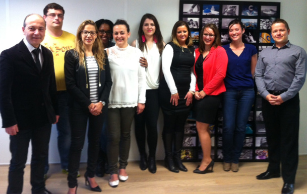 L'équipe du département groupes supervisée de Christian Doucet, à gauche - DR L'équipe du département groupes supervisée de Christian Doucet, à gauche - DR