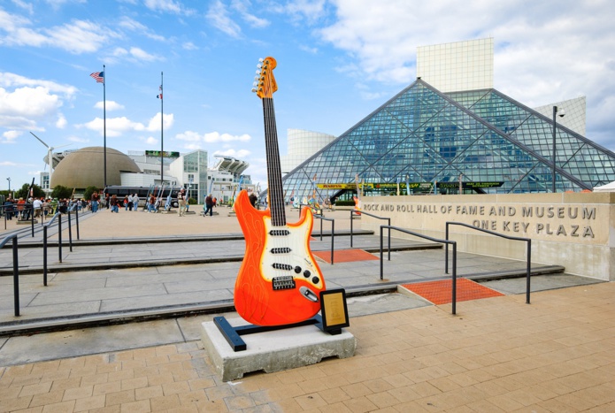 Le musée du rock de Cleveland a 25 ans et est fier d’avoir accueilli en 2015 son dix millionième visiteur, soit environ 500 000 visiteurs par an - DR : DepositPhotos.com, zrfphoto